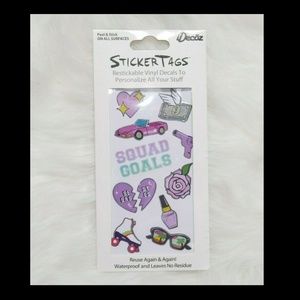 iDecoz Squad Goals Reusable Vinyl Decal Stickers
